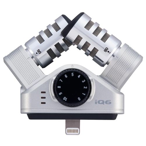 Microfone Condensador Zoom Iq6 Professional Estéreo Silver - para Ios