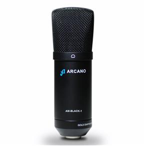 Microfone Consensador Arcano Usb com Fio Am-Black-1
