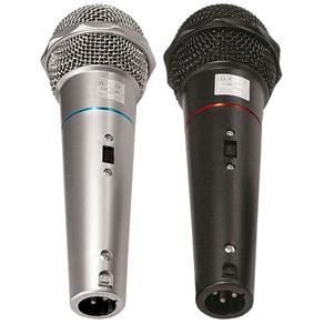 Microfone Csr-505 Duplo com Fio 1 Preto e 1 Prata Csr