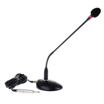 Microfone De Condensador De Pescoço De Ganso Flexível Microfone De Conferência De Suporte De Mesa