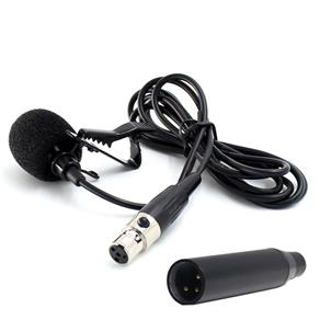 Microfone de Lapela com Conector Mini XLR e XLR - 5 Metros