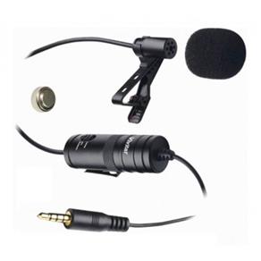 Microfone de Lapela com Fio para DSLR ou Smartphone