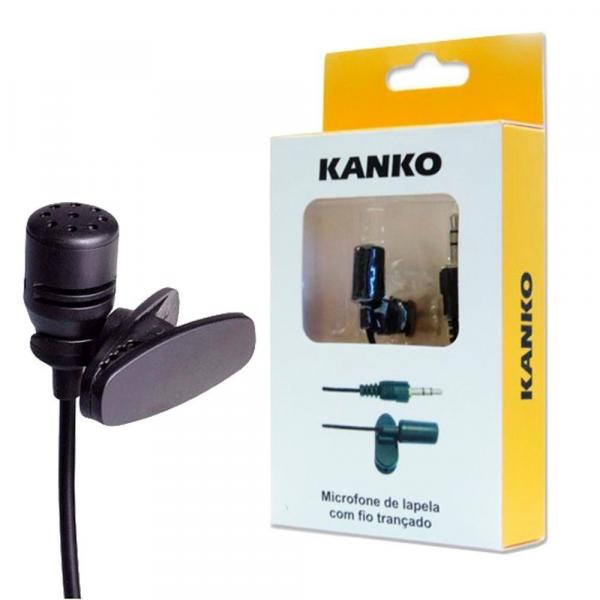 Microfone de Lapela Stereo Profissional P/ Youtubers Kanko