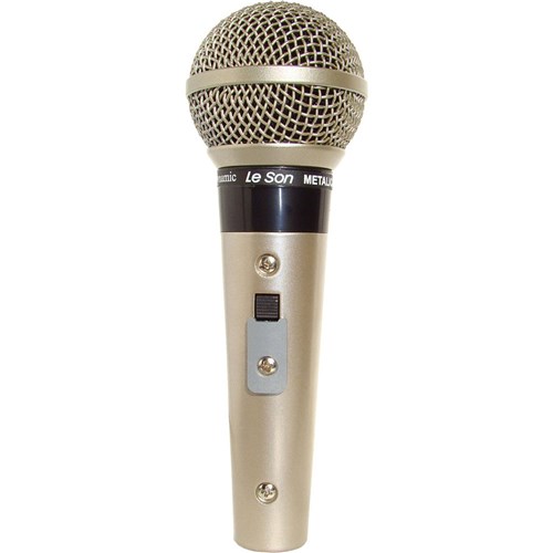 Microfone de Mão Cardioide com Cabo 5M com Suporte - Sm58 P4 - Leson (...