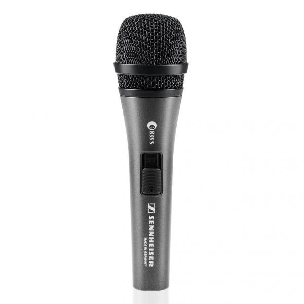 Microfone de Mão com Chave Sennheiser e 835-S