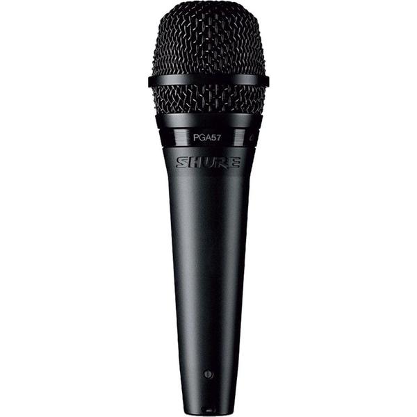 Microfone de Mão com Fio Profissional Acompanha Cabo e Suporte - Pga57 - Shure