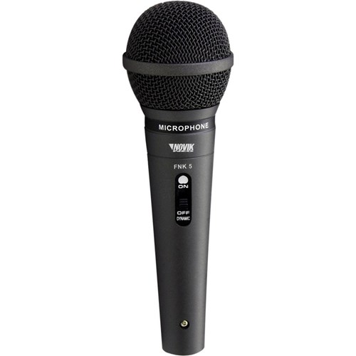 Microfone de Mão com Fio Profissional - Fnk-5 - Novik