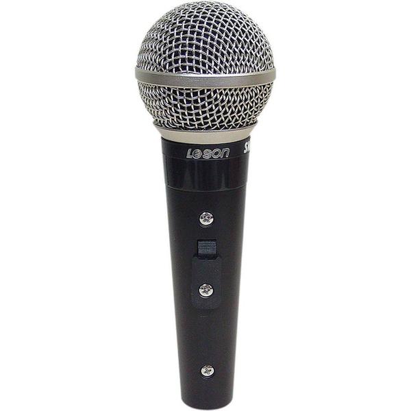 Microfone de Mão com Fio Profissional - Sm58 Plus - Leson