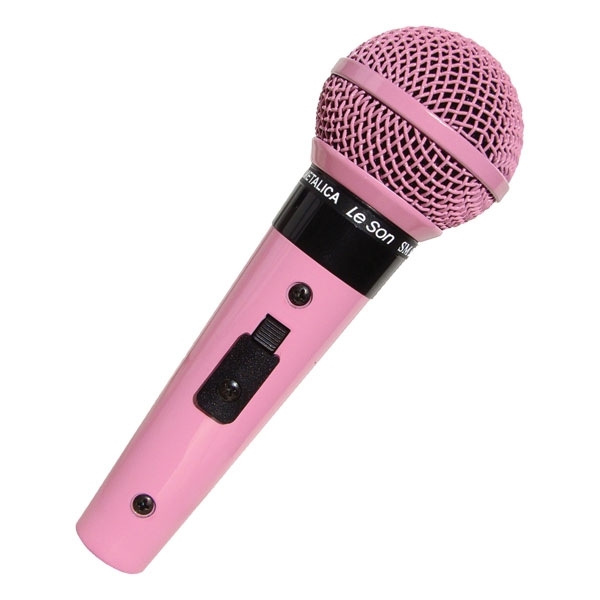 Microfone de Mão com Fio Rosa Sm-58B.C225 Leson