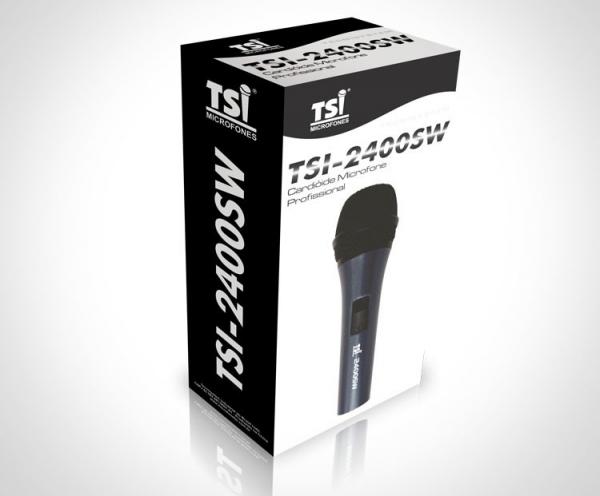 Microfone de Mão com Fio TSI 2400SW