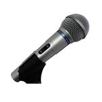 Microfone De Mão Com Fio Unidirecional Dinâmico Mc-200 Leson