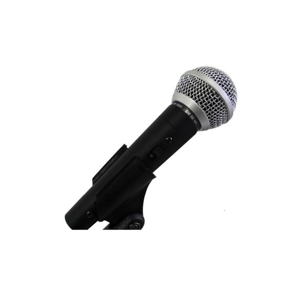 Microfone de Mão com Fio Unidirecional SM-50 VK Leson