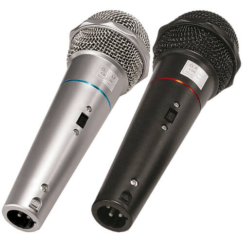 Microfone de Mão Dinâmico Duplo com Fio CSR-505