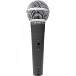 Microfone de Mao Dinamico LS58 Cinza Chumbo Leson