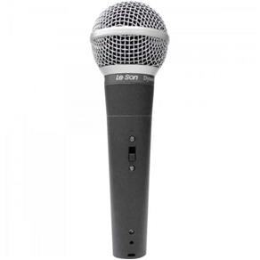 Microfone de Mão Dinâmico Ls58 Cinza Chumbo Leson