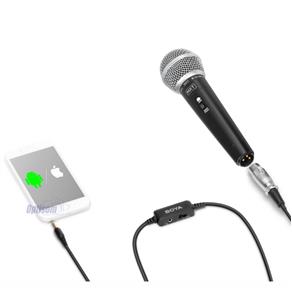 Microfone de Mão Dinâmico para Android, IPhone
