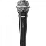 Microfone de Mão Multifuncional com Fio Sv100 Preto