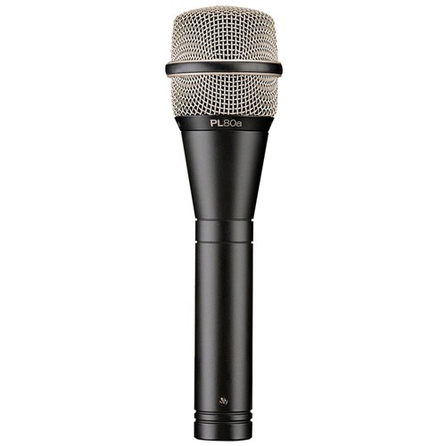 Microfone de Mão Pl80a com Fio Supercardióide Electro-Voice