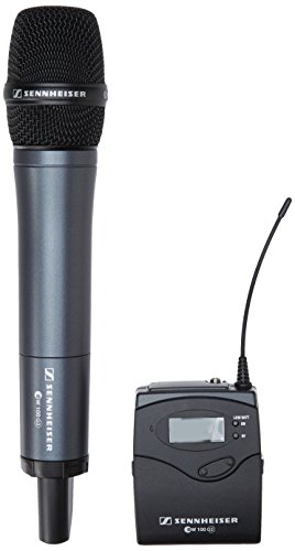 Microfone de Mão Sem Fio Sennheiser Ew135-Pg3b com Montagem para Filmadoras