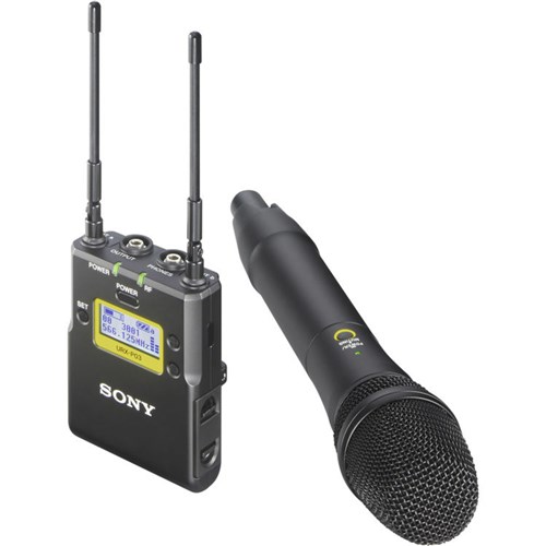 Microfone de Mão Sem Fio Sony Uwp-D12 com Receptor Portátil