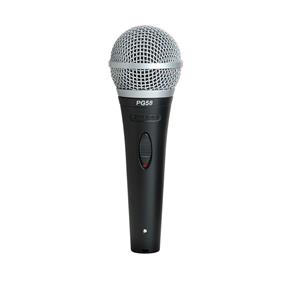 Microfone de Mão Shure Pg58 Xlr