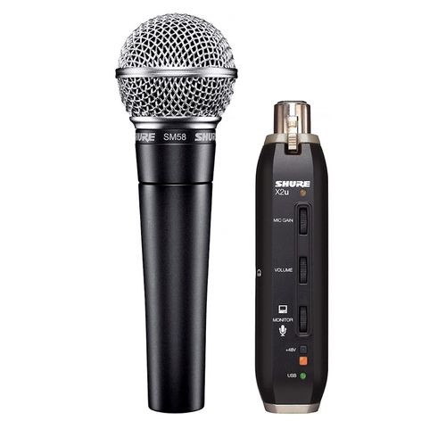 Microfone de Mão Shure SM58 - X2U