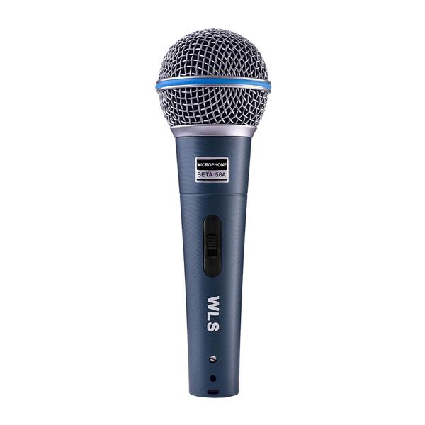 Microfone de Mão WLS com Fio / Chave M 58A