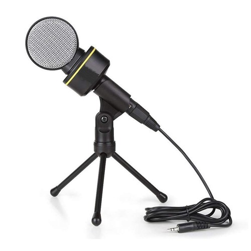 Microfone de Mesa com Tripé Condensador Alta Sensibilidade - Mt1021