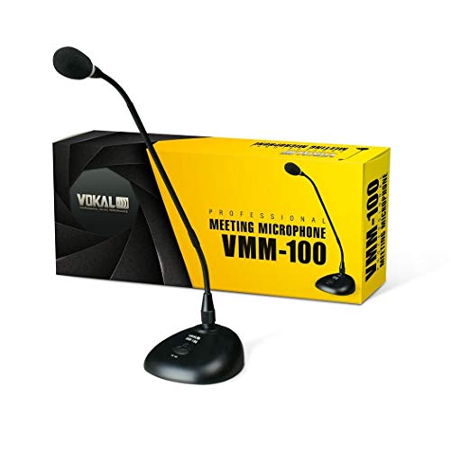 Microfone de Mesa Vokal Vmm100 Gooseneck Condensador