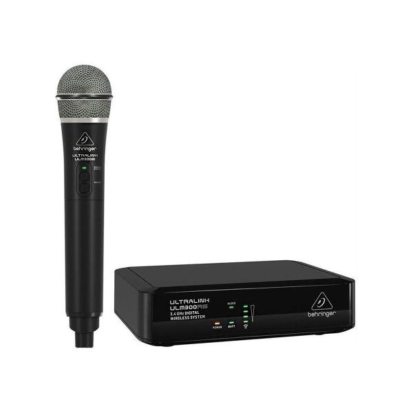 Microfone Digital Sem Fio ULM300MIC Behringer com Alcance de 60 Metros e Tipo Bastão