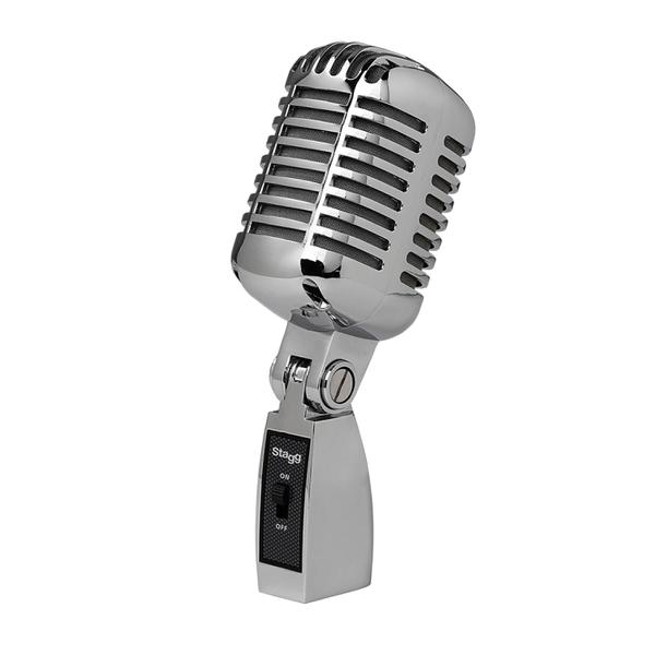 Microfone Dinâmico Cardioide Vintage SDM100 CR - STAGG