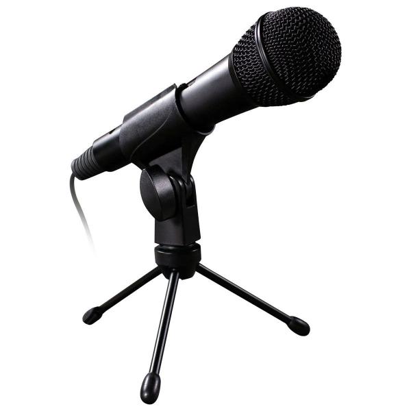 Microfone Dinamico com Cabo USB 1.8M PODCAST-300U. Suporte de Mesa PAR - Skp