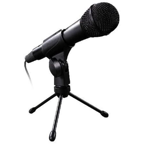 Microfone Dinamico com Cabo Usb 1.8m Podcast-300u, Suporte de Mesa para Microfone
