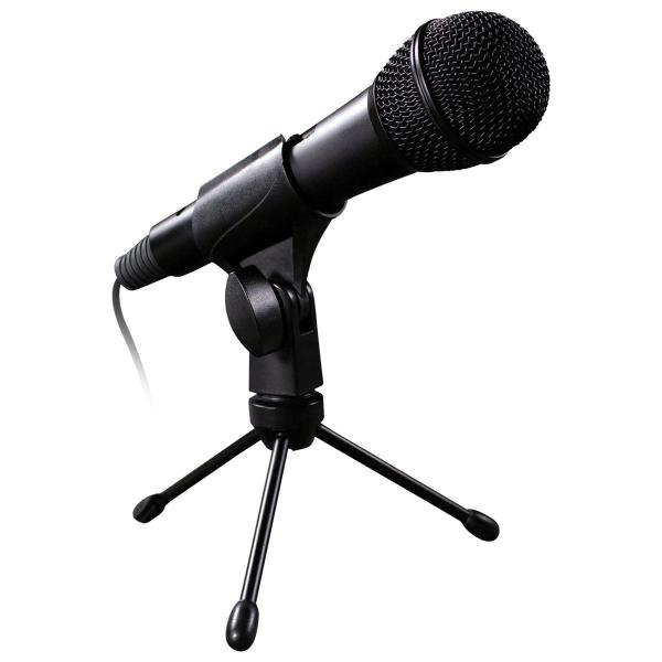 Microfone Dinamico com Cabo Usb 1.8m Podcast-300u, Suporte de Mesa para Microfone - Skp