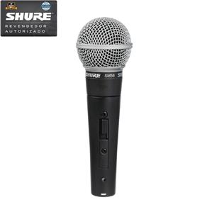 Microfone Dinâmico com Chave Liga e Desliga SM-58S - Shure