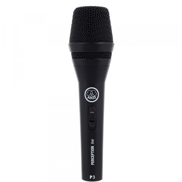Microfone Dinâmico com Fio AKG Perception P3S Preto