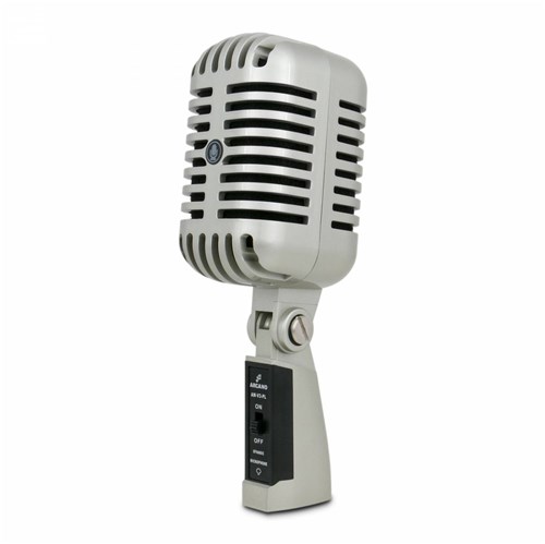 Microfone Dinâmico com Fio Arcano AM-V3-PL Plástico