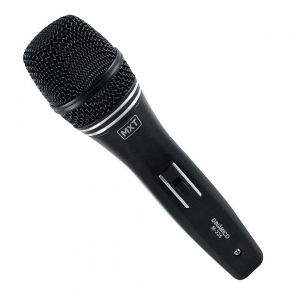 Microfone Dinamico com Fio M-235 Profissional - Cabo 3 Metros - O.D.5.0 MM - Mxt