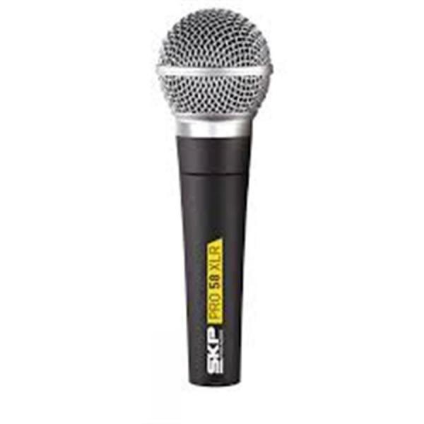 Microfone Dinâmico com Fio PRO-58XLR - SKP - Tsi