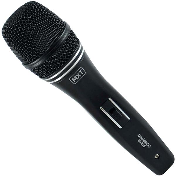 Microfone Dinâmico com Fio Profissional 3M M-235 MXT