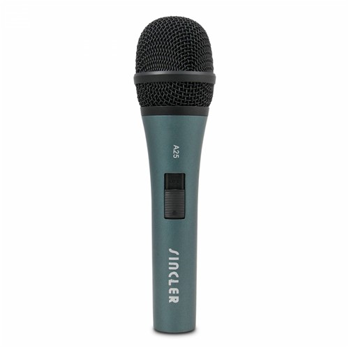 Microfone Dinâmico com Fio Sincler A25 C/ Imperfeições