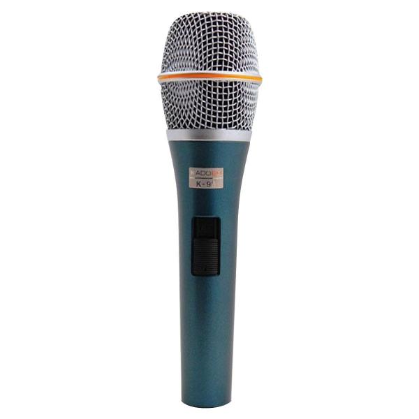 Microfone Dinâmico com Fio Unidirecional Preto K-98 Kadosh