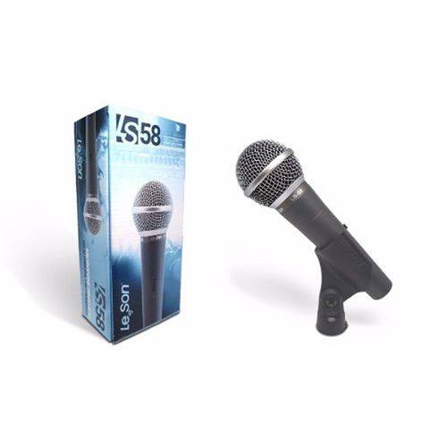 Microfone Dinâmico de Mão para Dslr Leson Ls58