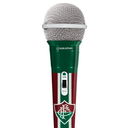 Microfone Dinâmico do Fluminense Team Mic-flu-10 Waldman