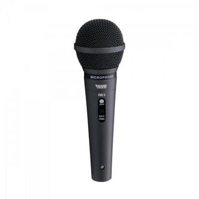 Microfone Dinâmico FNK5N Preto NOVIK