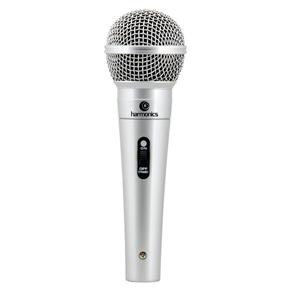 Microfone Dinâmico Harmonics Supercardióide MDC201 Cabo 4,5mts