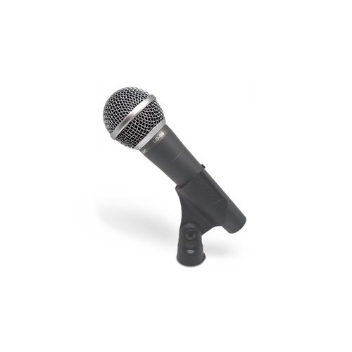 Microfone Dinâmico Leson Ls-58 com Fio - Preto