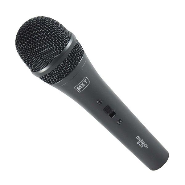 Microfone Dinâmico MXT M-78 Profissional com Fio