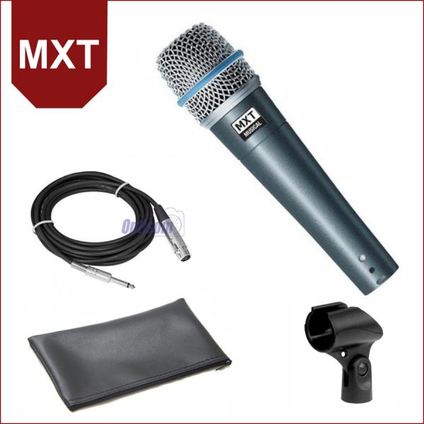 Microfone Dinâmico MXT PRO de Mão BTM-57A