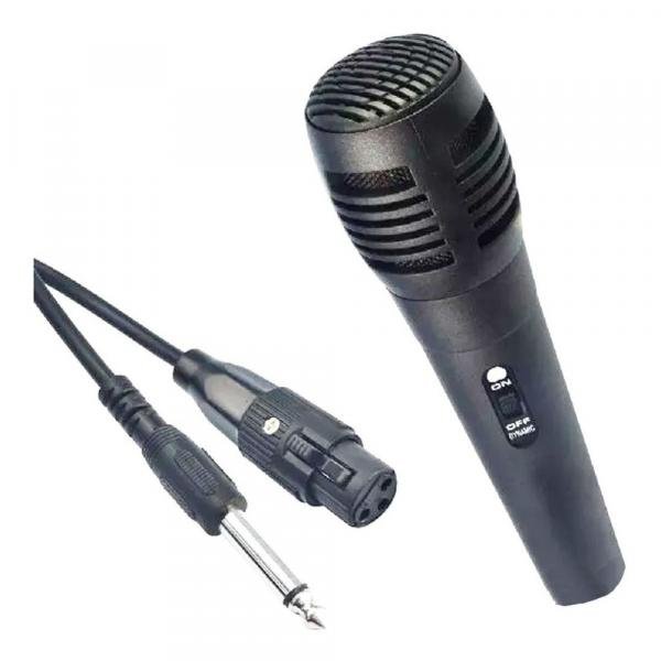 Microfone Dinamico P10 2419 MIC-PF10 - Infokit - Exbom